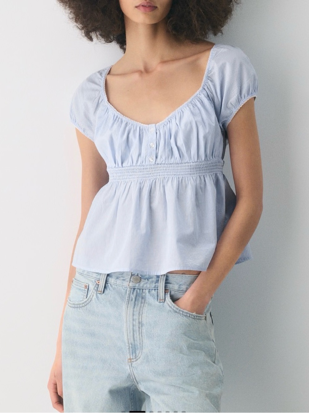 nwot Sunday Best Dulcet poplin top M